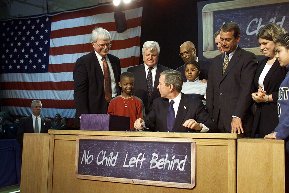 NCLB Signing Ceremony · January 8, 2002 · Hamilton, Ohio