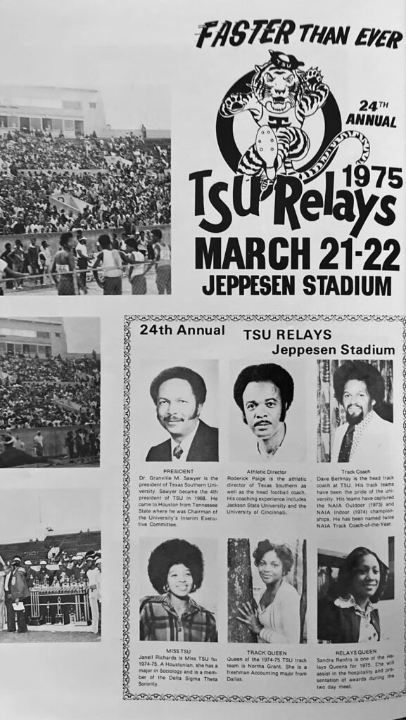 A sports publication featuring Dr. Paige.
