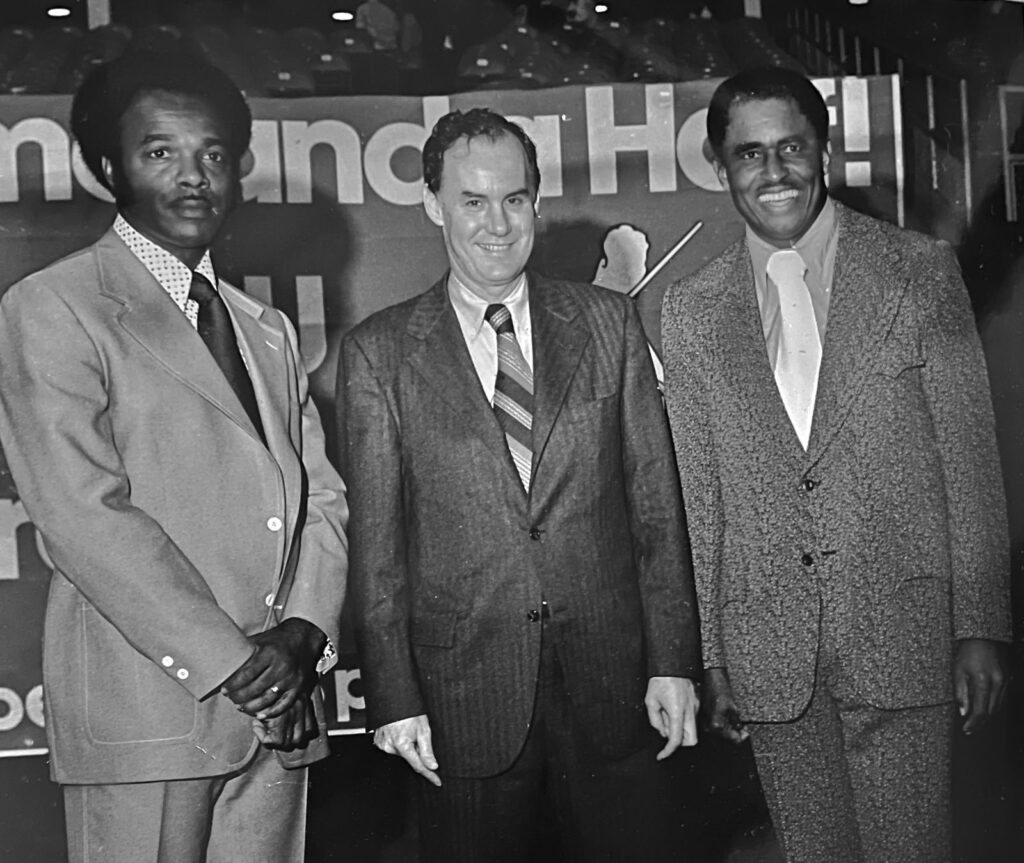 Dr. Paige with others at a Hall of Fame event.