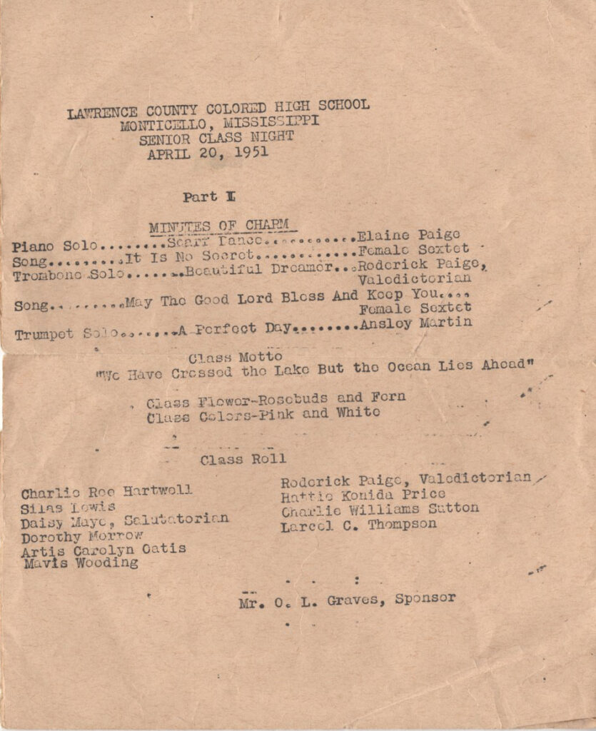 An aged document or card.